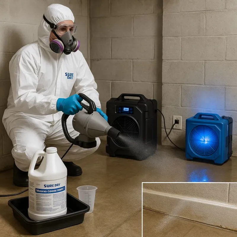 Sanitization and Odor Removal process in Harrison, MI
