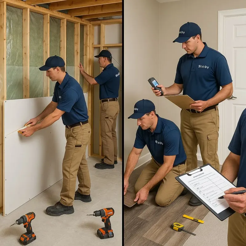Repairs and Reconstruction process in Harrison, MI